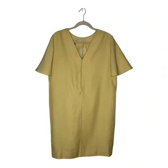 COS Women’s The Yellow Dress Size 12 - Picture 6 of 16